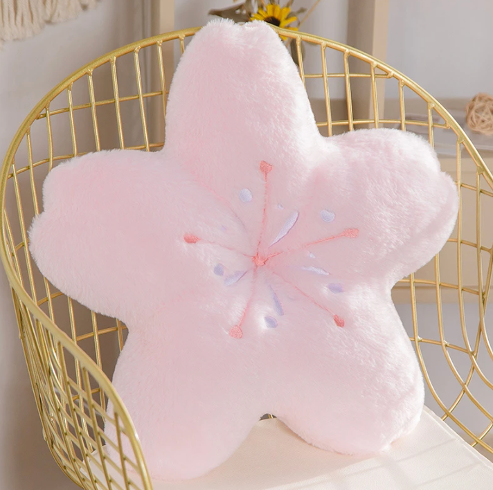 Sakura Cherry Blossom Pillow Cushion Plush for Bedroom