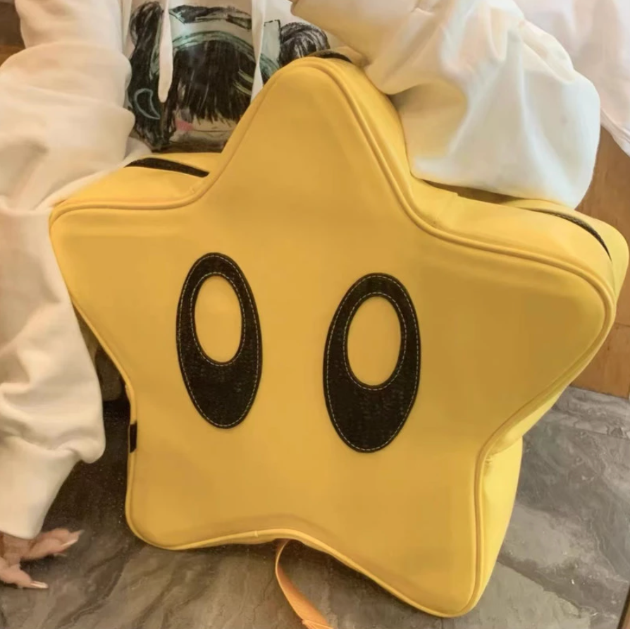 Cute Kawaii Yellow Star Backpack