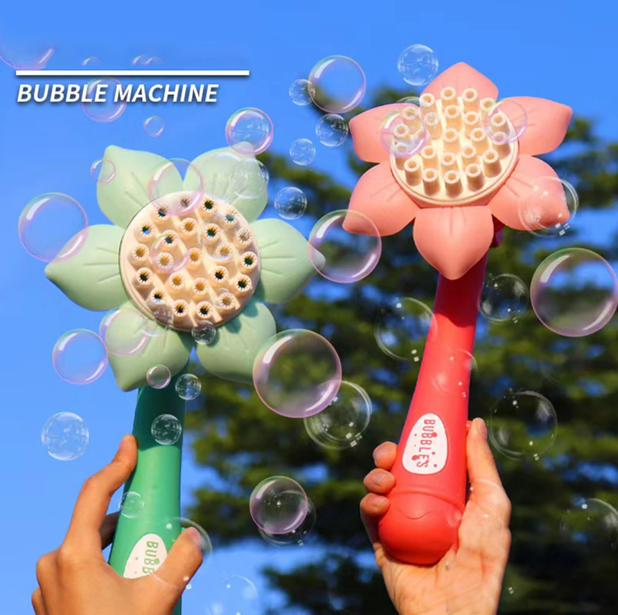 Sunflower Bubble Machine Toy