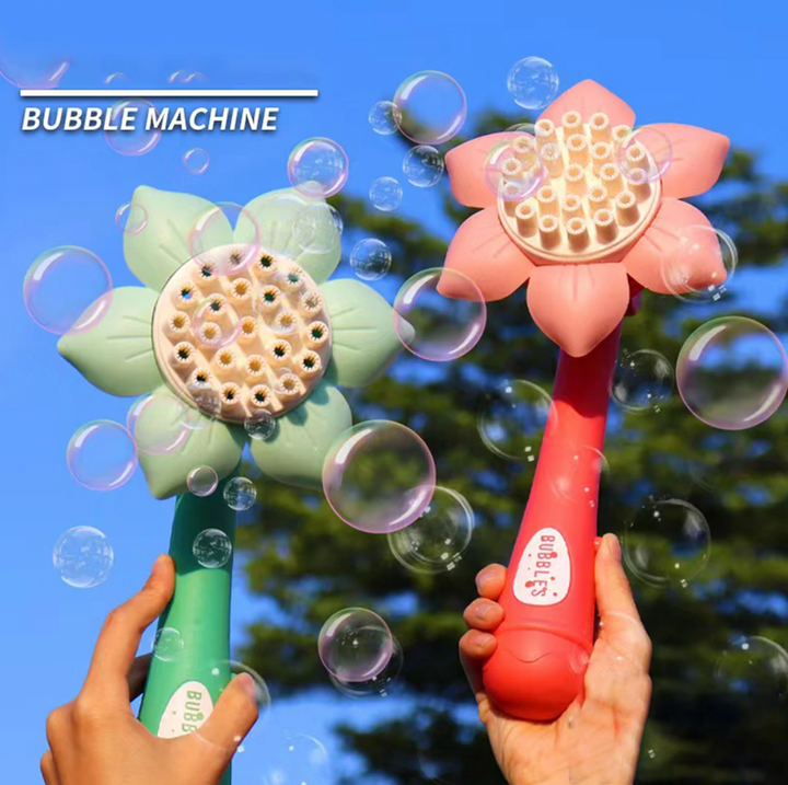 Sunflower Bubble Machine Toy