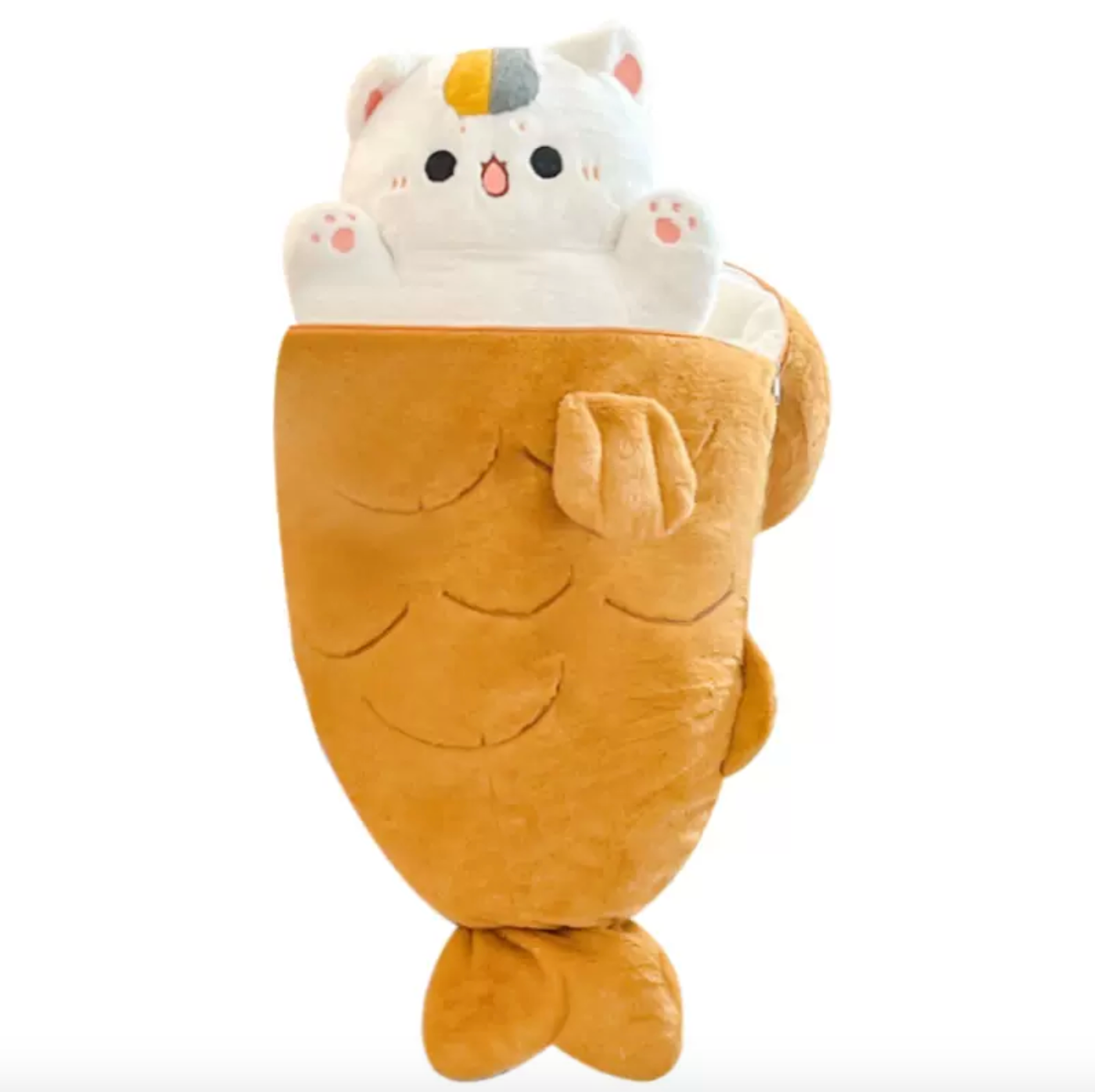 Taiyaki Cookie with Cat inside Big Plush Lavender Constellation
