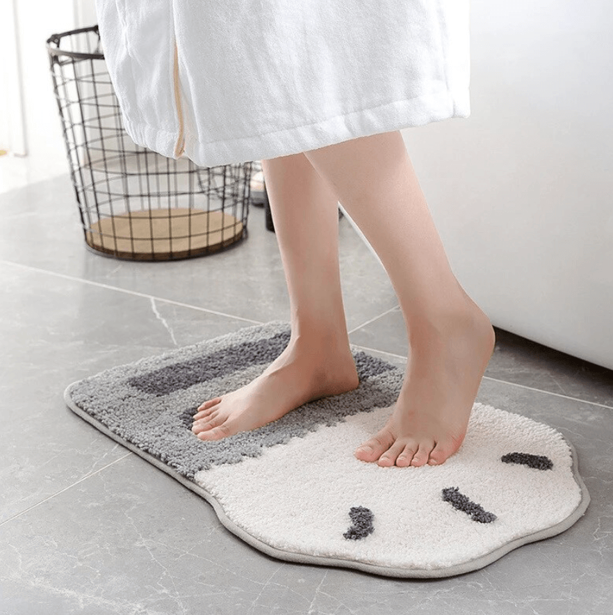 2 Different Colors little CAT paw BATH MAT