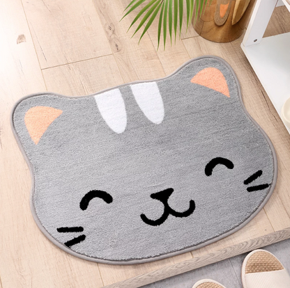 Happy Kitty Rug Bath Mat