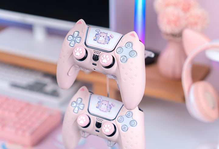 Kawaii Kitty Silicone Cover For PS5 Controller