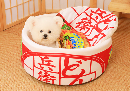 Noodles Instant Ramen Dog & Cat Bed